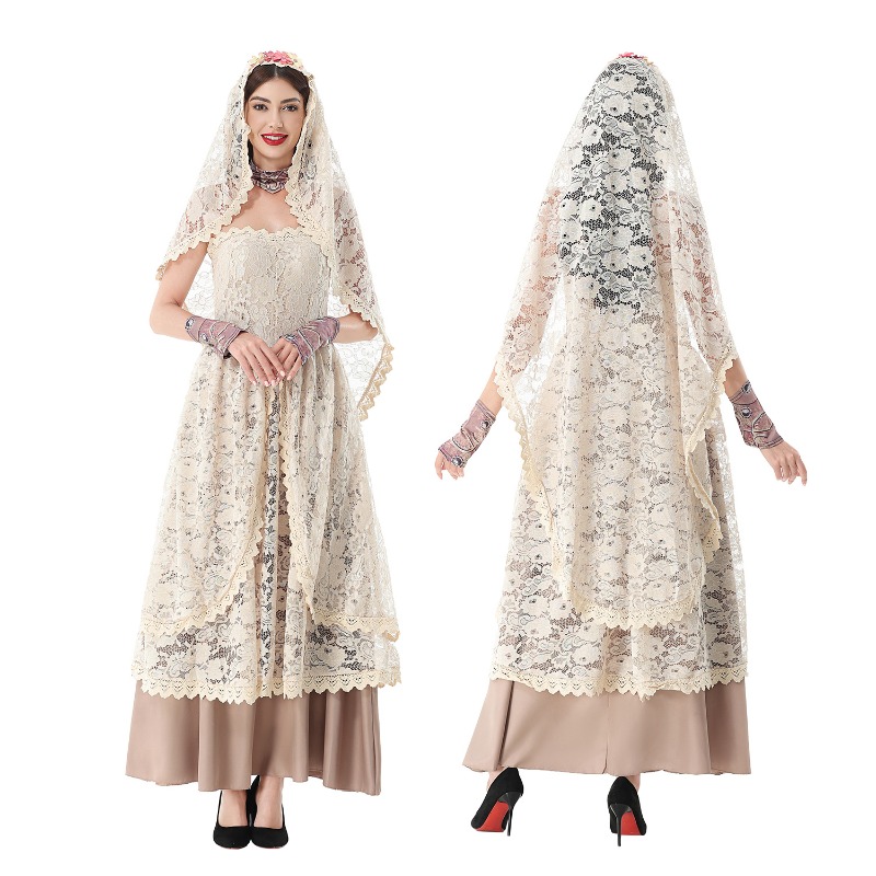 Women Vintage Lace Maxi Dress  - Dresses ulasan dan harga