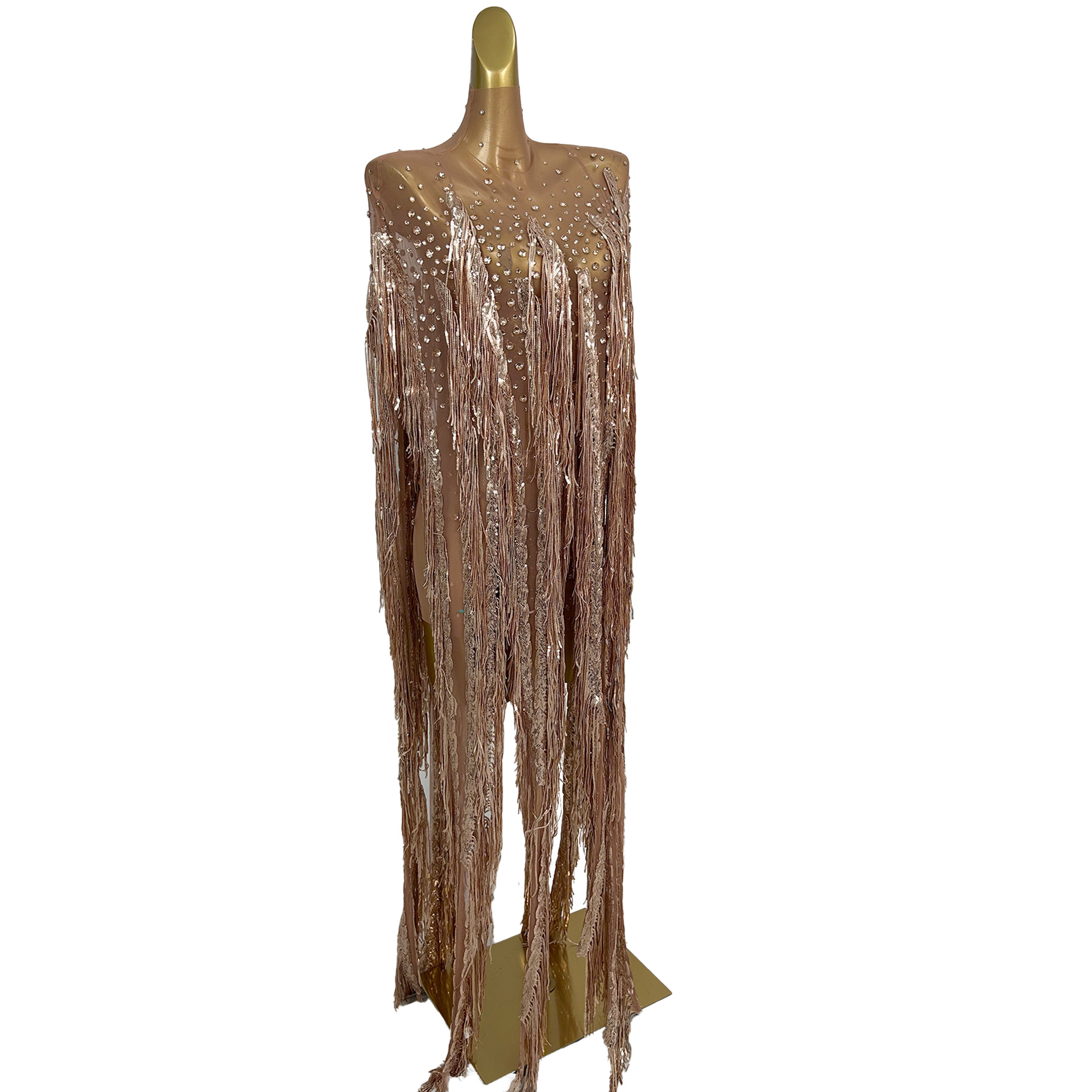 Sparkly Rhinestone Sequins Lon - Sparkly Rhinestone Club Party Dress ulasan dan harga