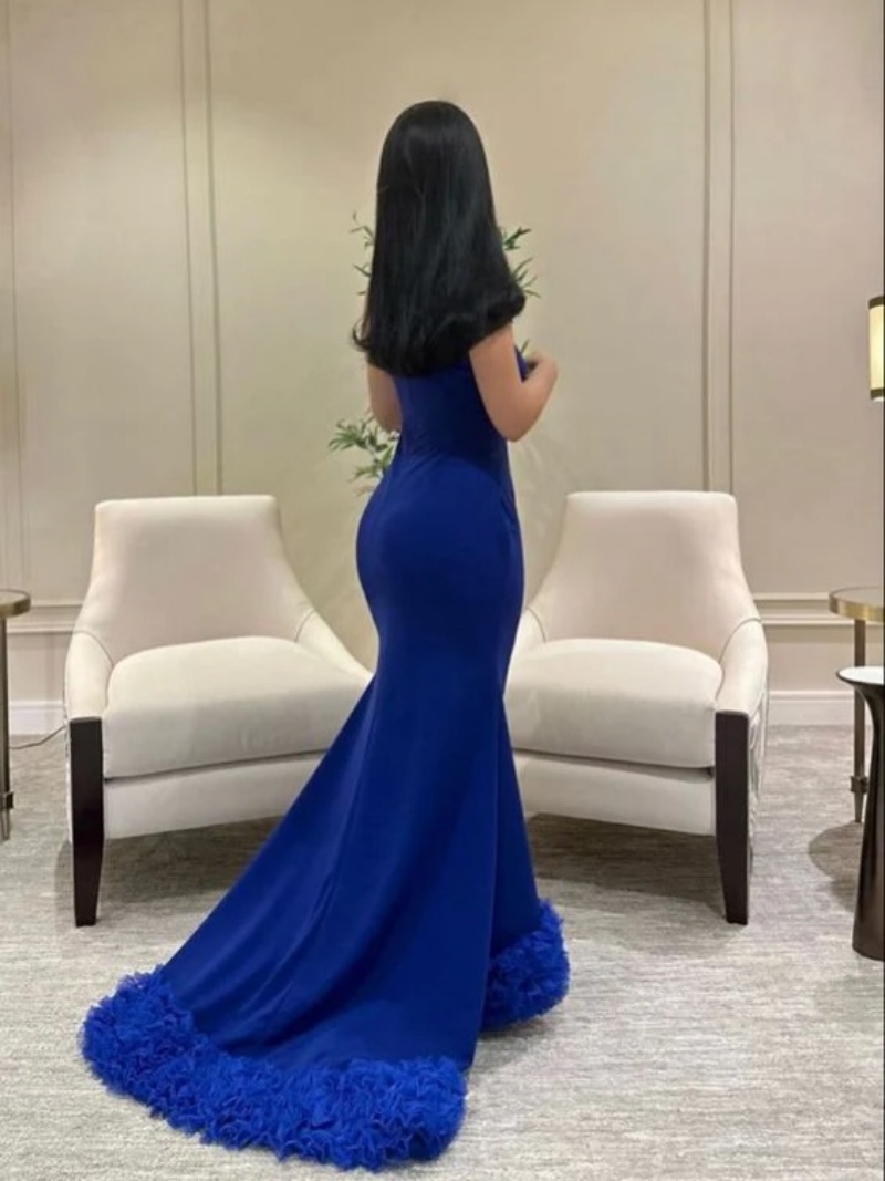 Customized Luxurious Elegant E - Elegant Satin Evening Gown Split ulasan dan harga