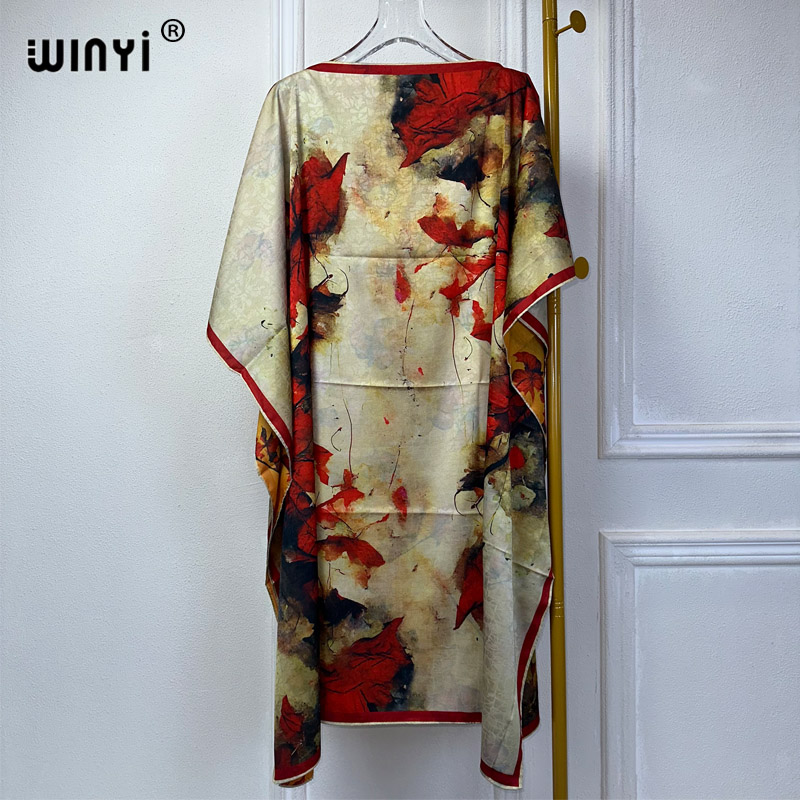 WINYI Beach Dress High Quality - Boho Summer Beach Maxi Dress ulasan dan harga