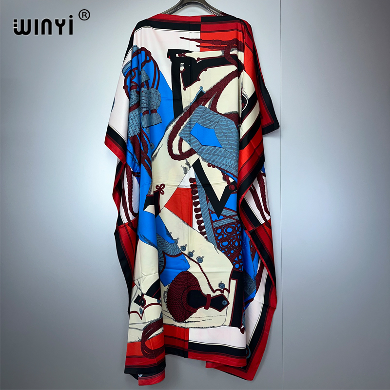 WINYI summer kaftan African Wo - Boho Summer Beach Maxi Dress ulasan dan harga