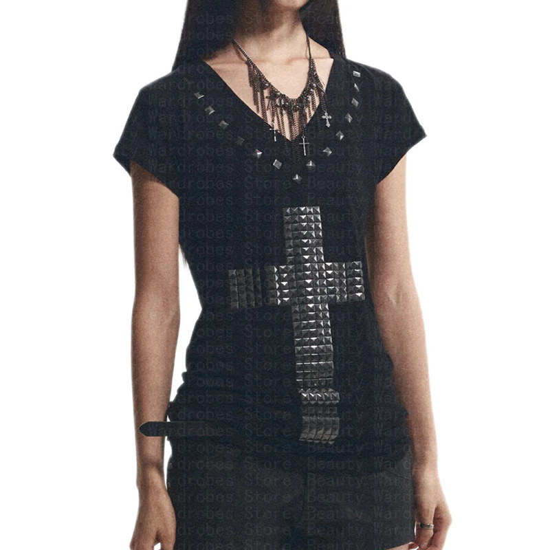 Rock Goth Unique Top Y2k Crop  - Y2K Graphic Baby Tee Crop ulasan dan harga